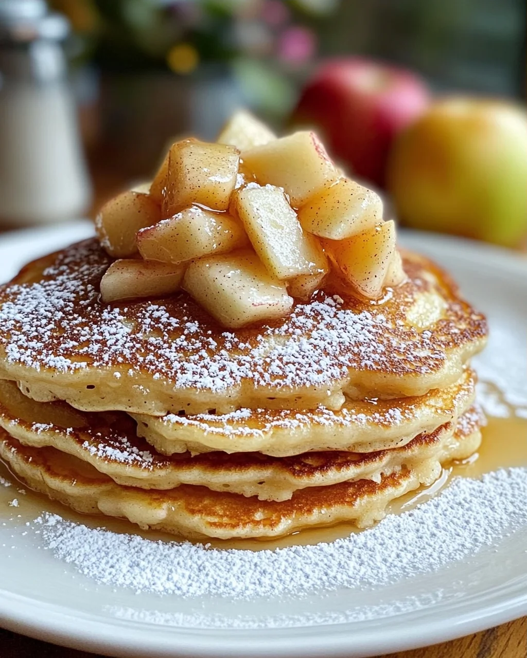 Apfelpfannkuchen klassisch und fluffig