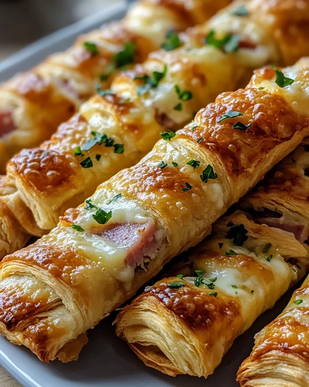 Beef Ham And Cheese Puff Pastry Sticks: Delicious and Crispy!