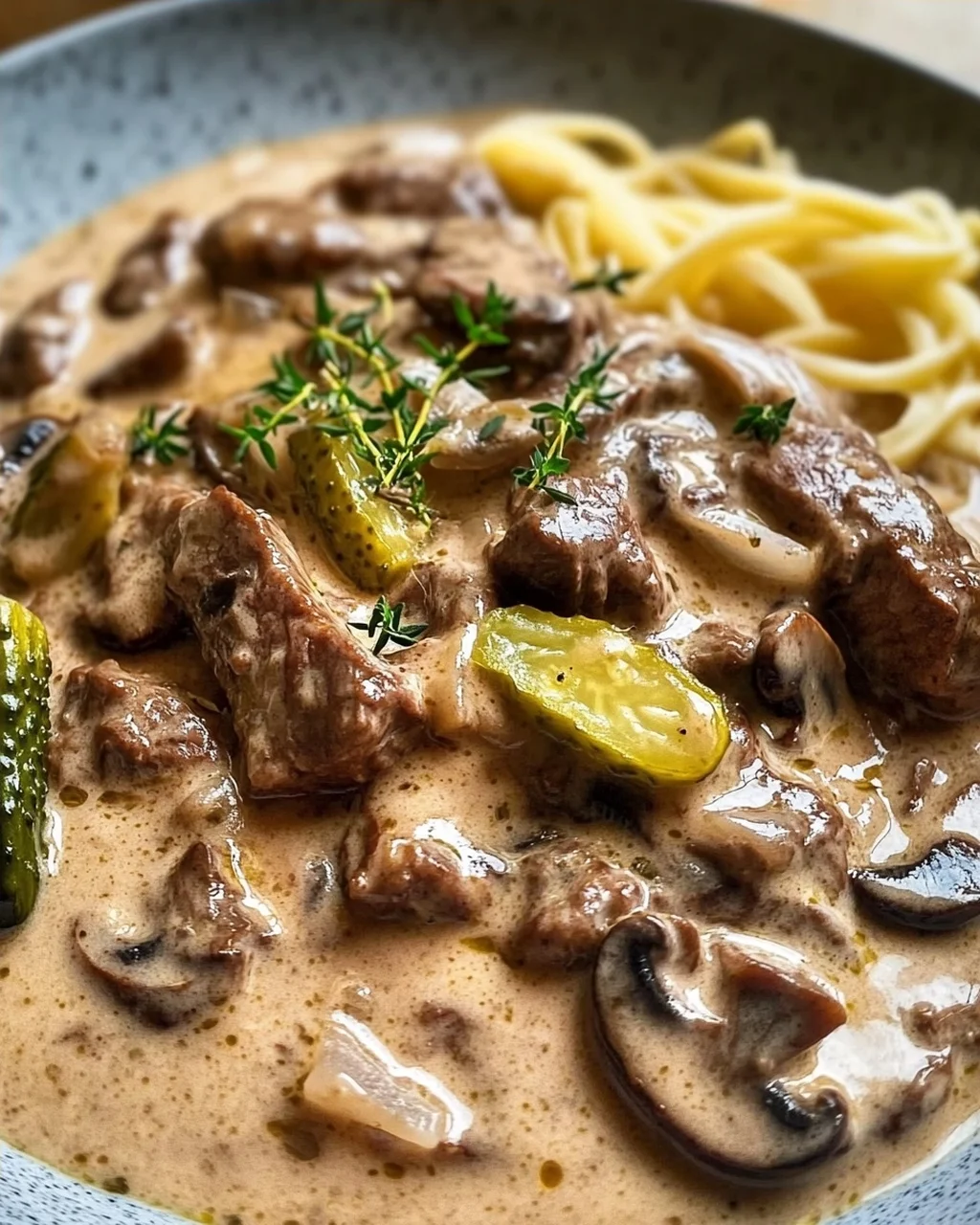 Boeuf Stroganoff