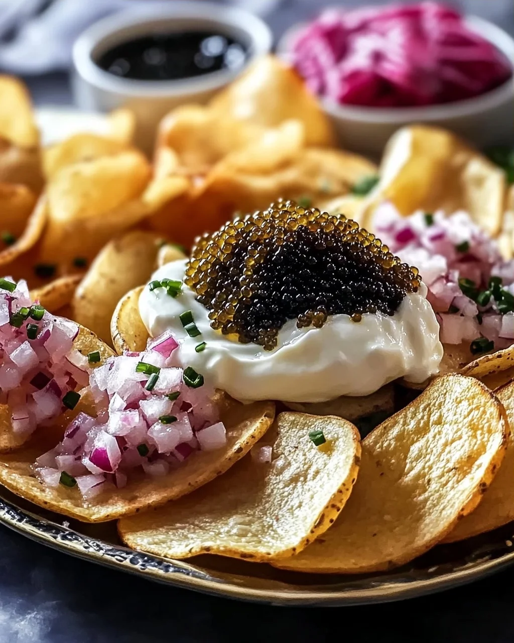 Caviar Appetizer Platter