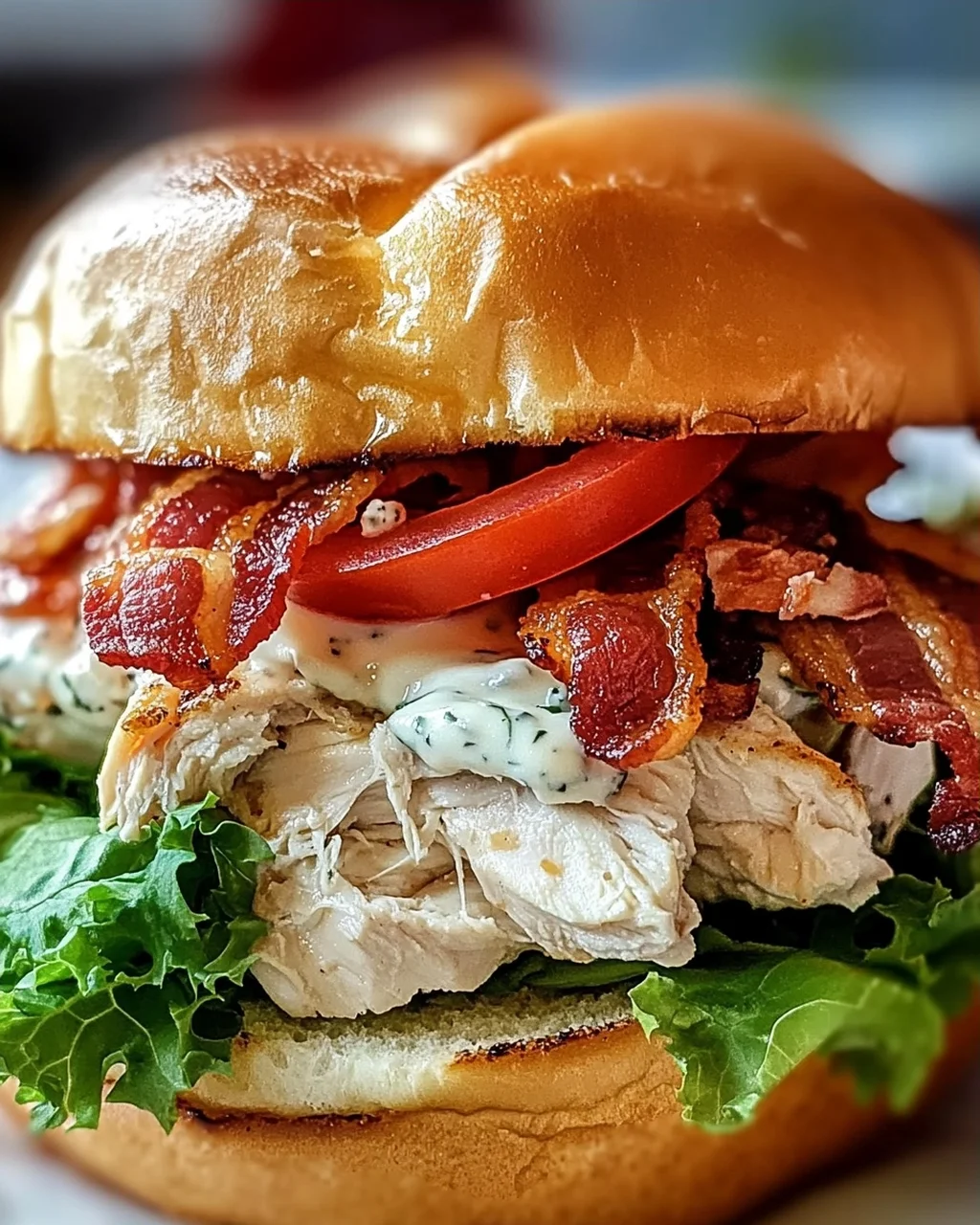 Chopped Chicken Beef Bacon Ranch Sandwich: Blitz-Geschmacksbombe!