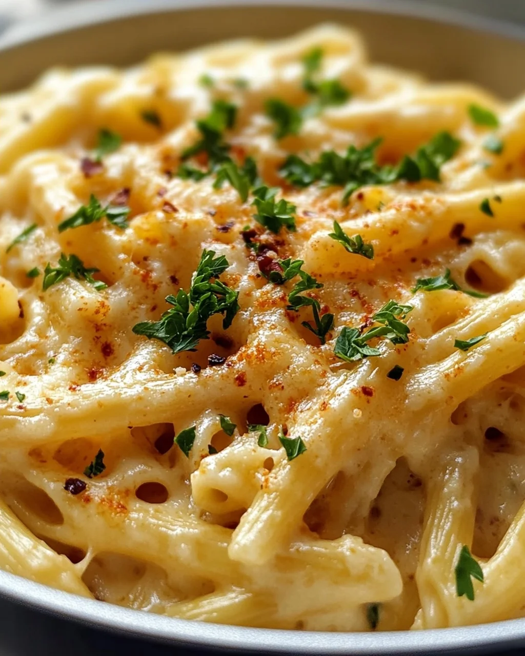 Cremige One Pot Knoblauch Käse Pasta: Blitzschnell fertig!