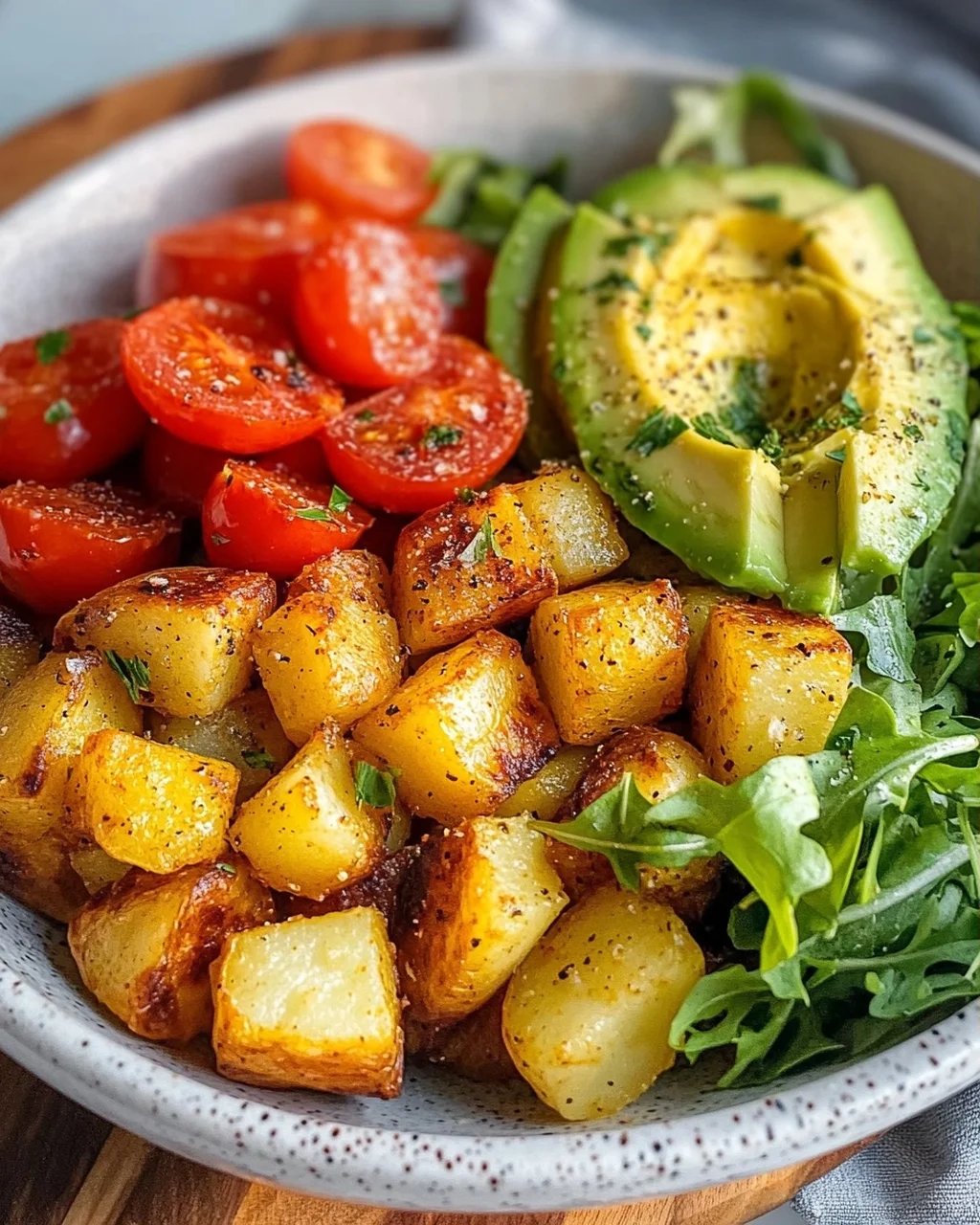 Crispy Oven Potato Salad Bowl – Quick & Delicious!