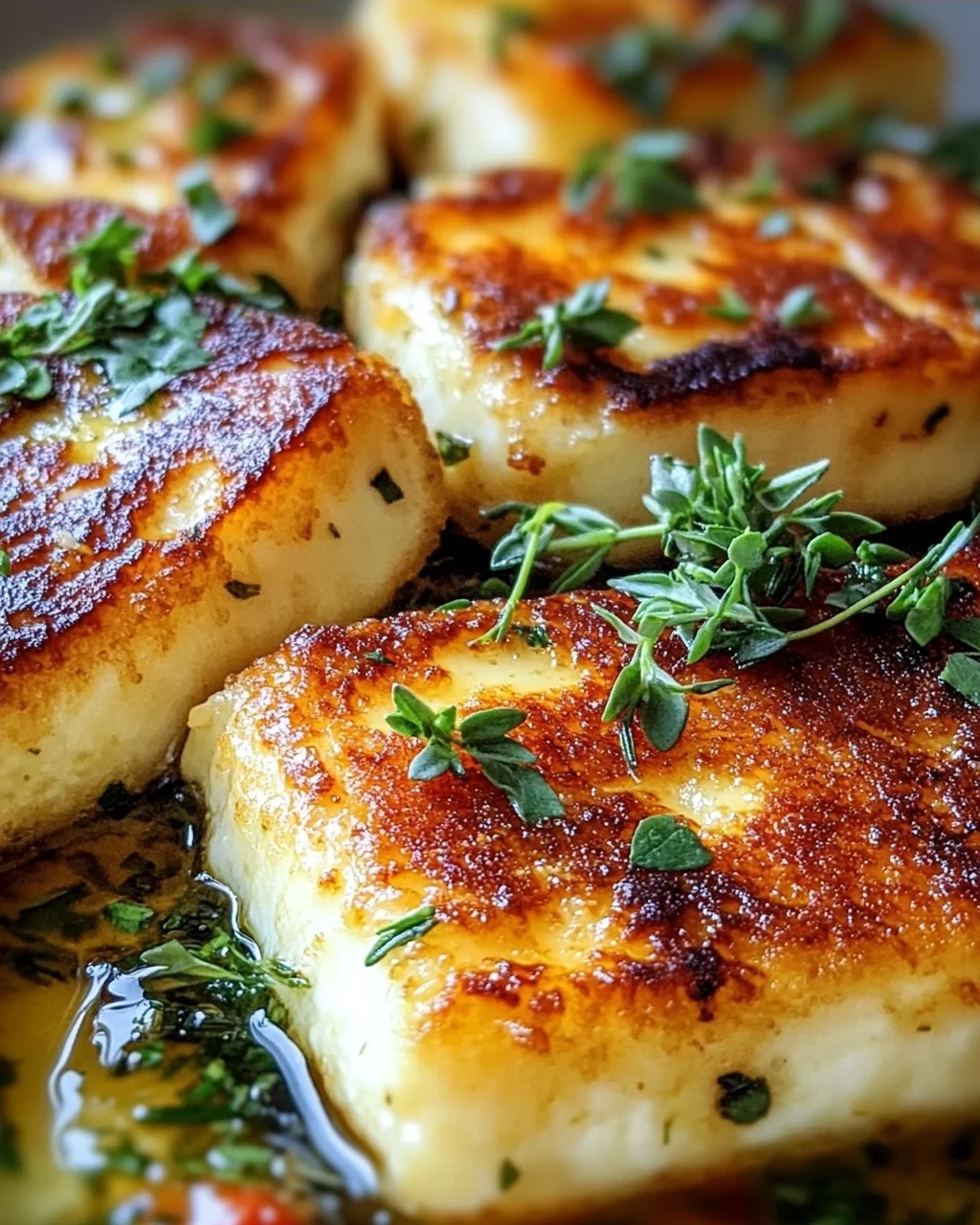 Crispy Pan-Fried Halloumi