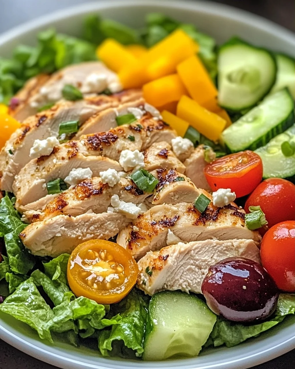 Einfacher Hähnchen Salat