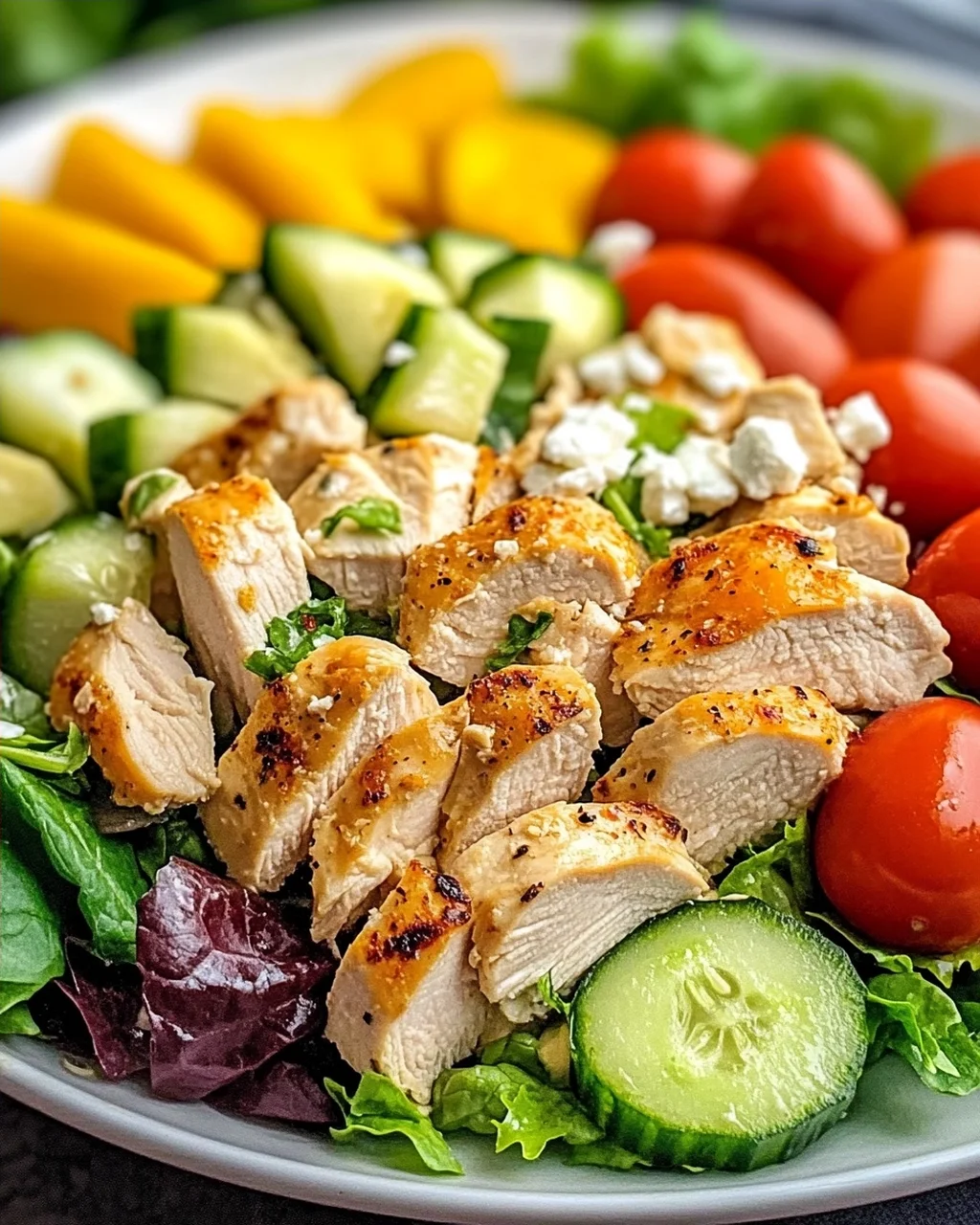 Einfacher Hähnchen Salat