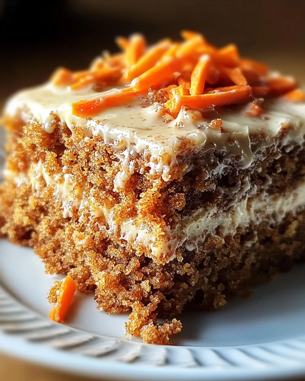 Einfacher Mehlfreier Haferflocken Karottenkuchen