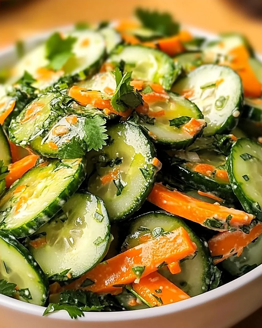 Erfrischender Asiatischer Gurkensalat für den Sommer!