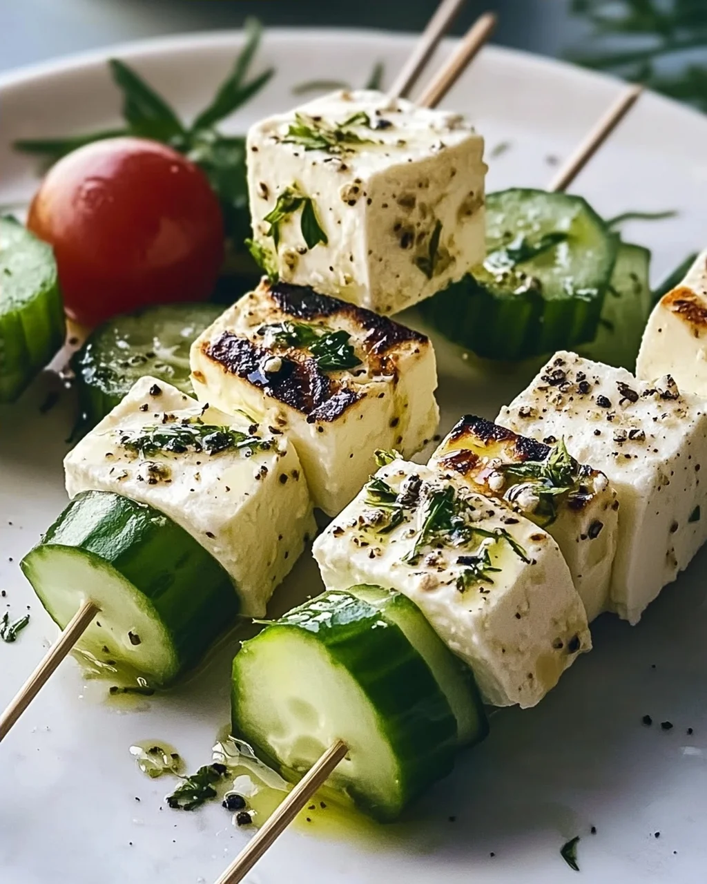 Feta Spiese mit Gurke: Leckeres Rezept für jeden Anlass!