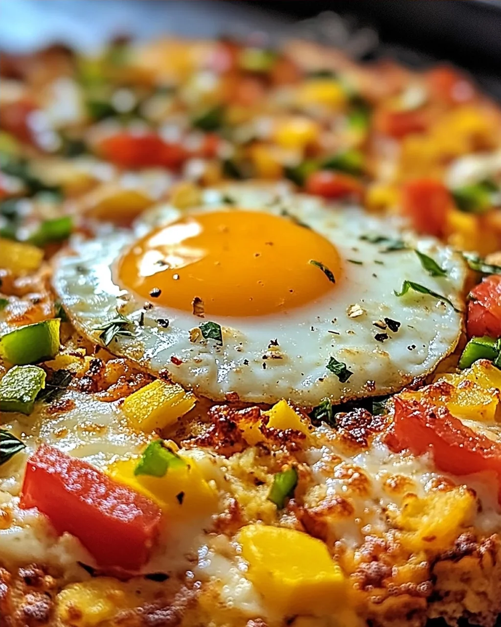 Frühstückspizza Kartoffelrösti Kruste für Genießer
