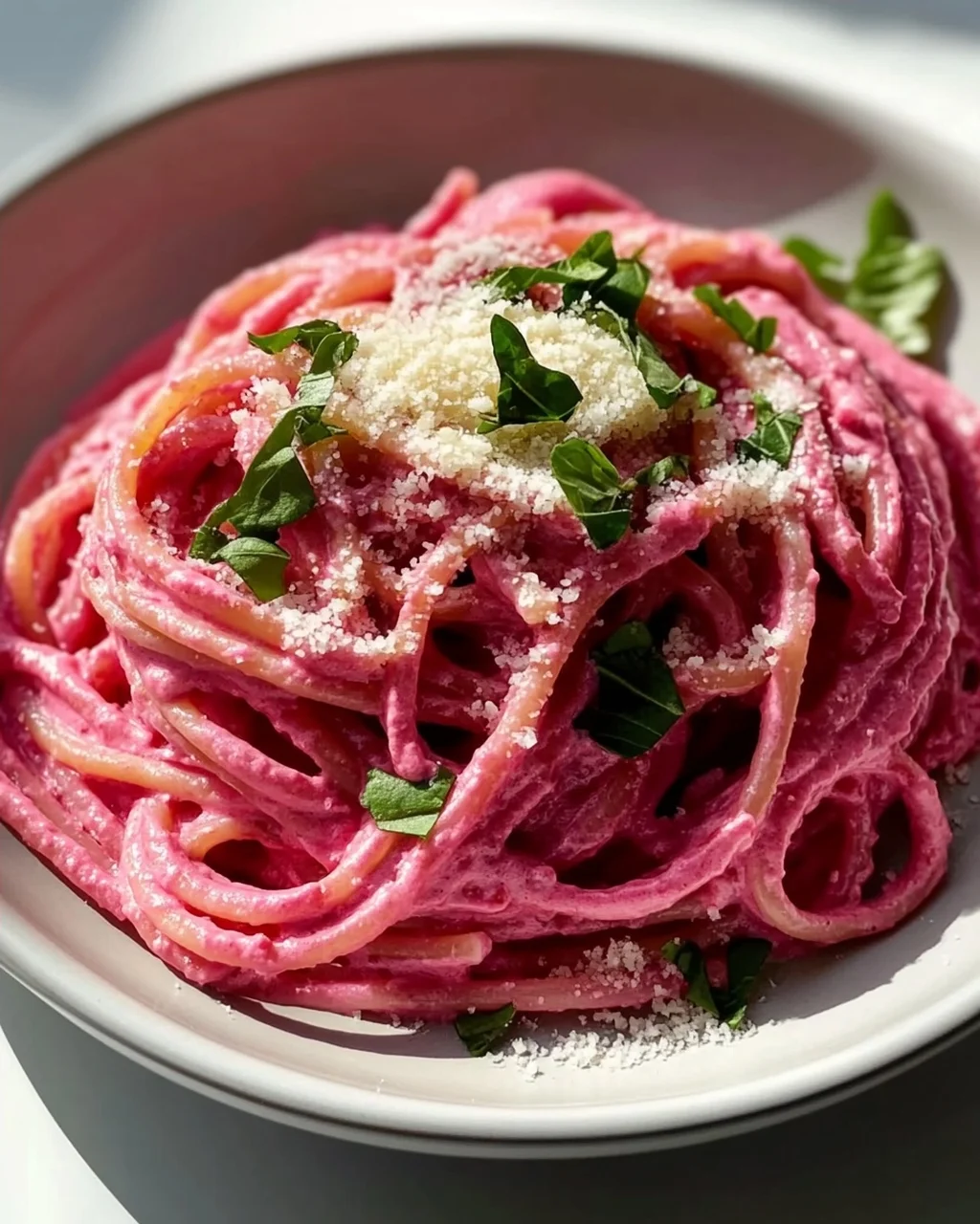 Gesunde Vegane Pink Pasta: Schnell, gesund & super lecker!