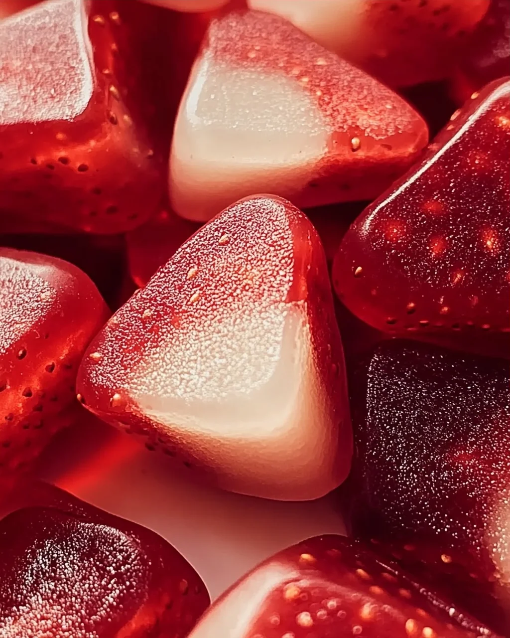 Hausgemachte Erdbeer-Gummis für gesunde Snacks