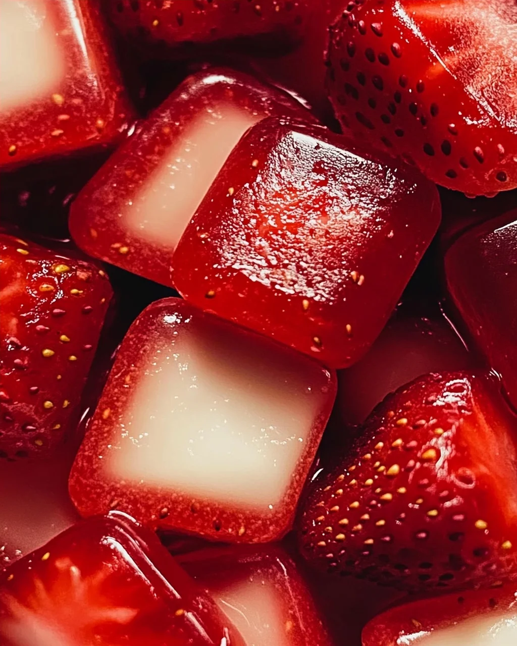 Hausgemachte Erdbeer-Gummis für gesunde Snacks