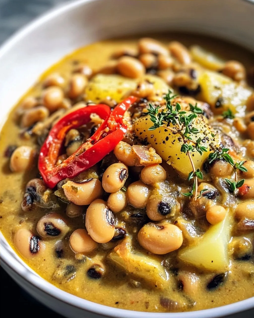 Jamaican Black Eyed Pea Curry