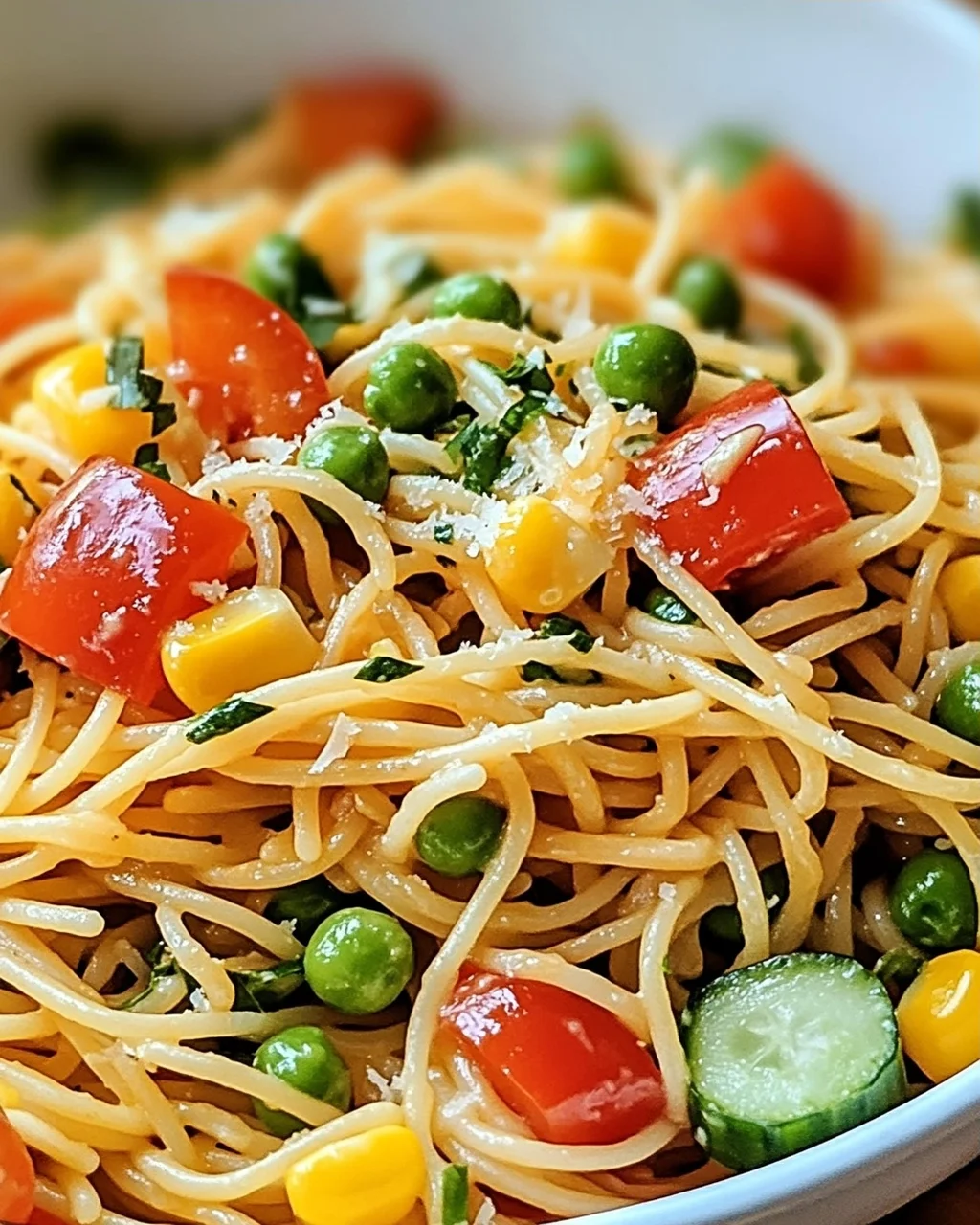 Kalifornischer Spaghetti-Salat