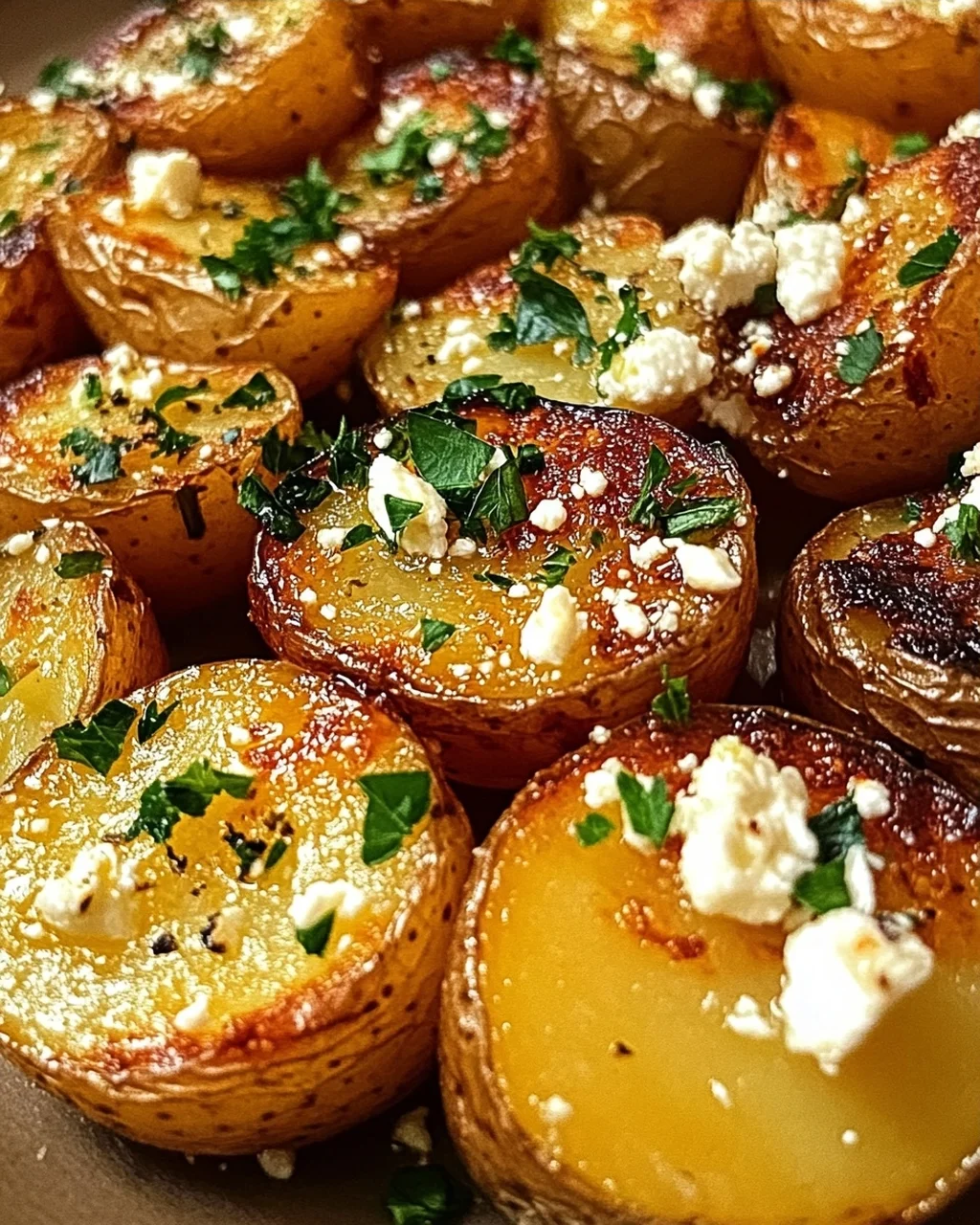 Kartoffeln mit Feta Knoblauch