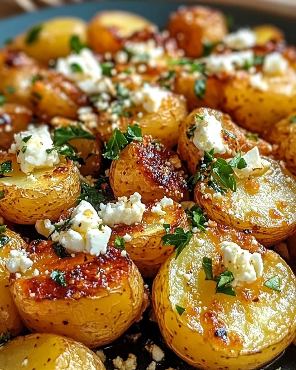 Kartoffeln mit Feta Knoblauch