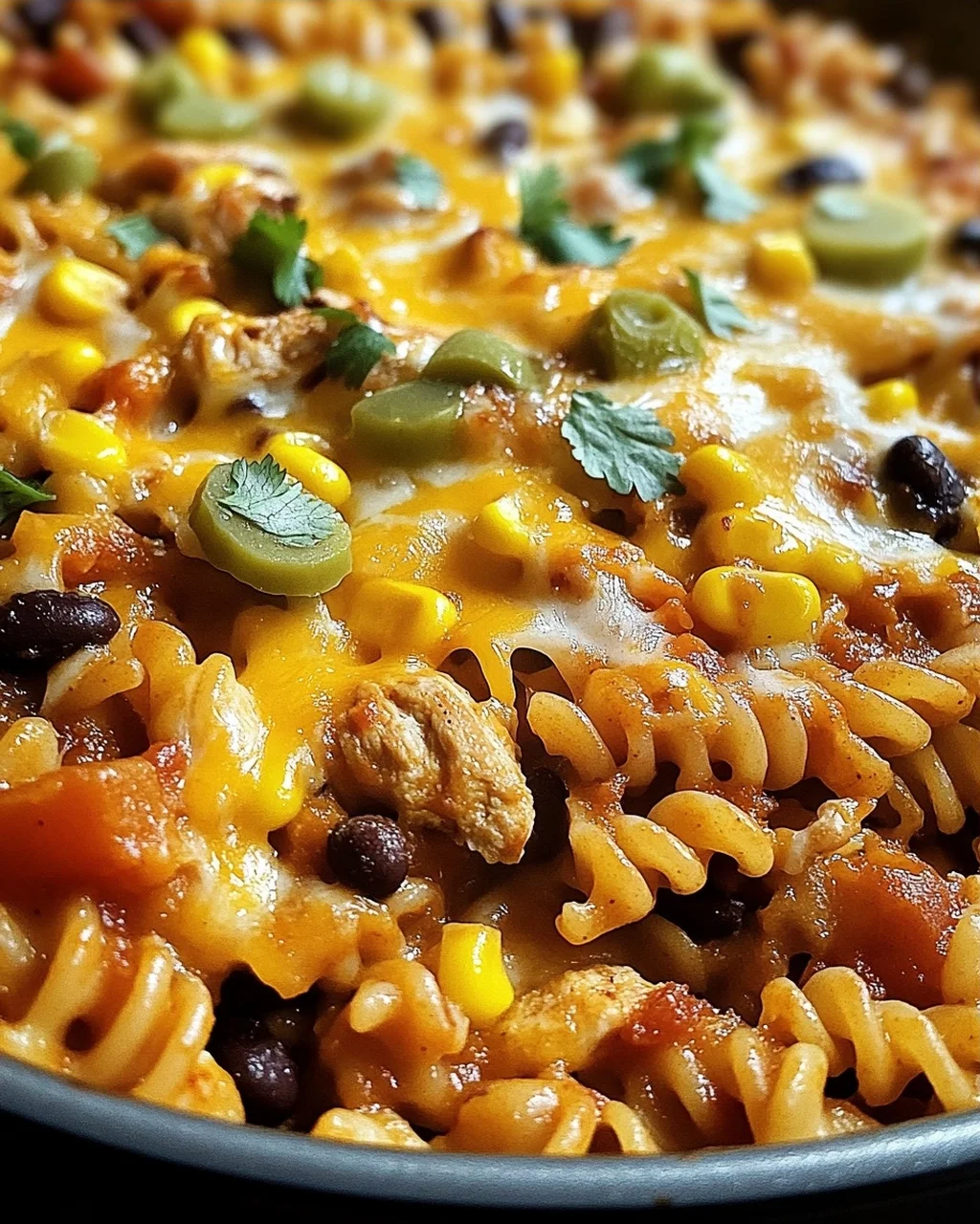 Käsiger Taco Nudelauflauf