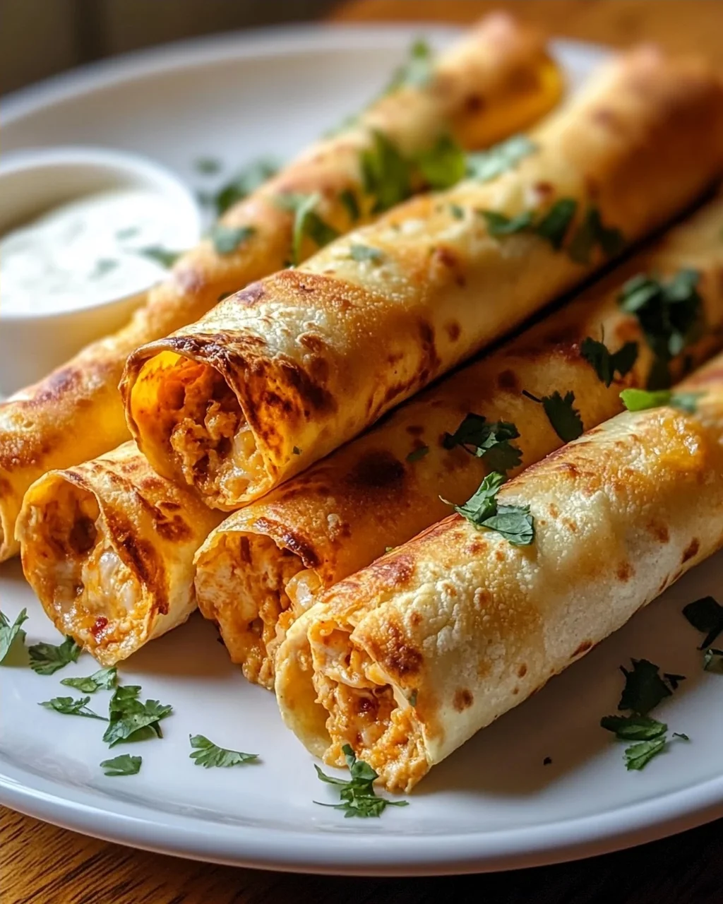 Knusprige Hähnchen-Taquitos: Ofengebacken zum Genießen!