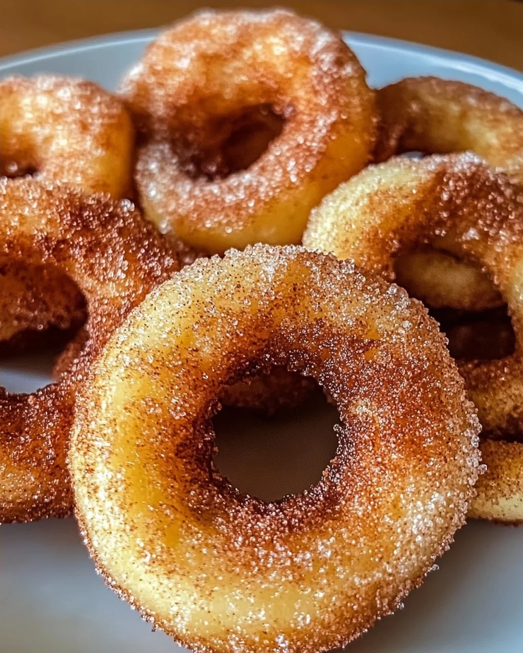 Luftfritteuse Zimt-Apfelringe so einfach und lecker