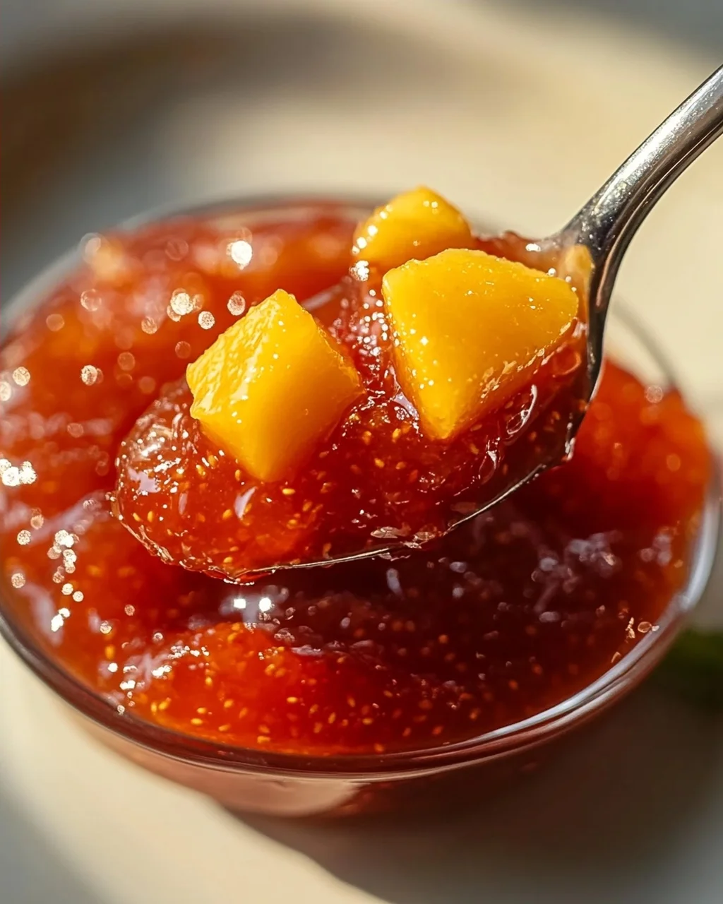 Mango-Erdbeer-Marmelade: Kleine Menge, großer Genuss!