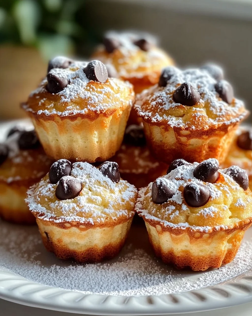 Mini Fluffige Waffel Muffins – Perfekt für Frühstück & Partys!