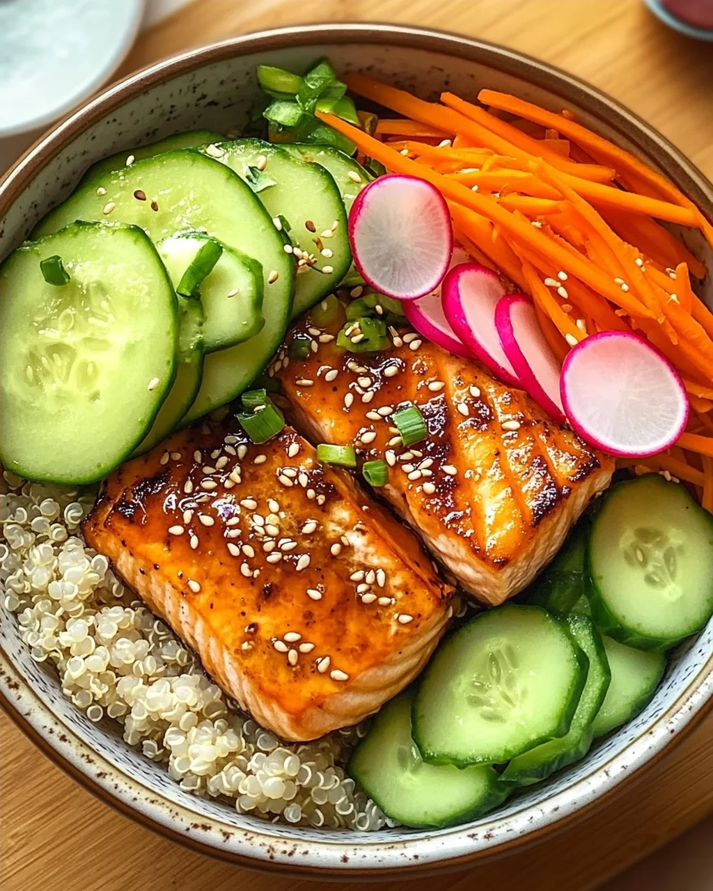 Miso Lachs Buddha Schalen für gesunde Genießer