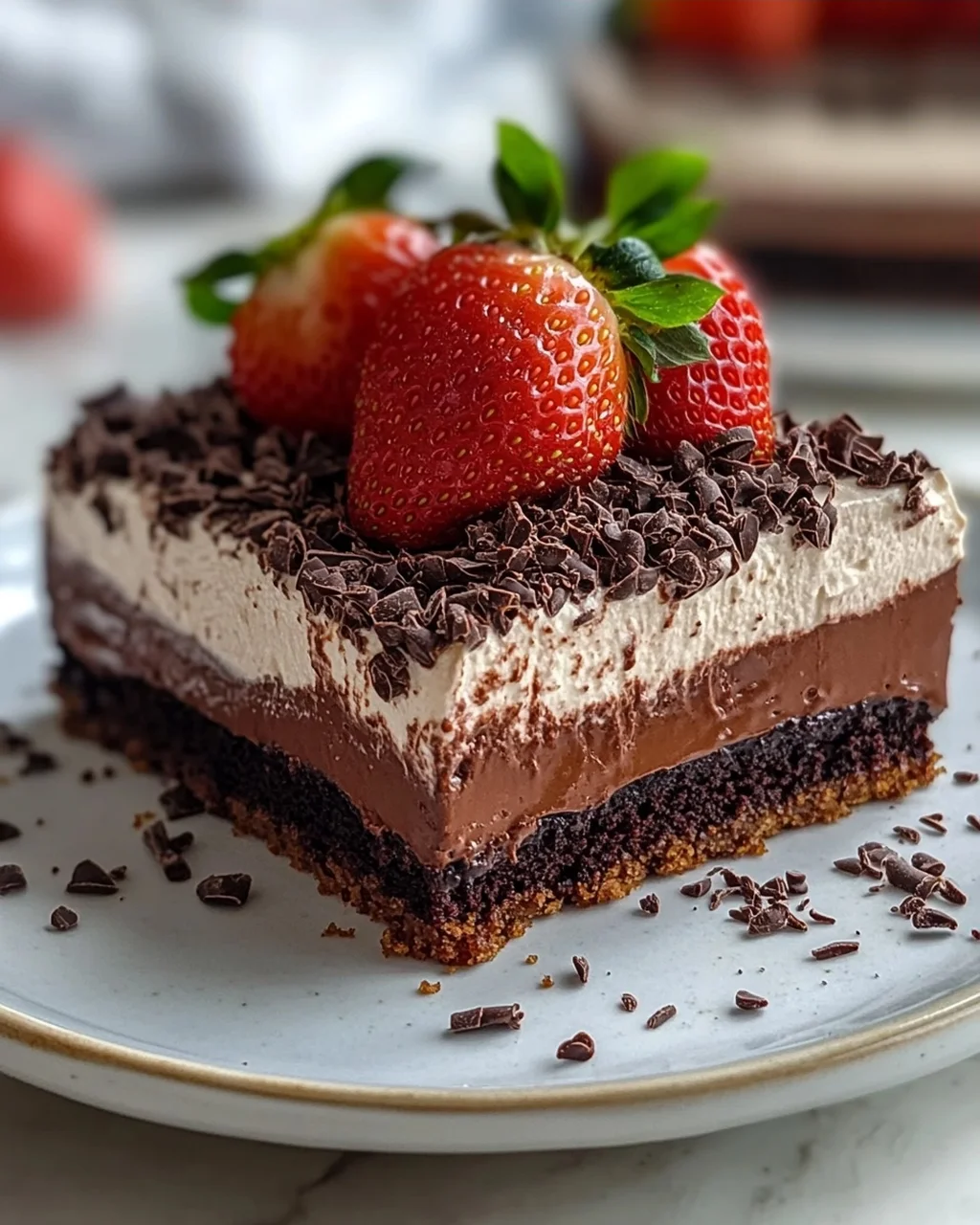 No Bake Erdnon-alcoholic beer Schoko Torte Mit Keksboden