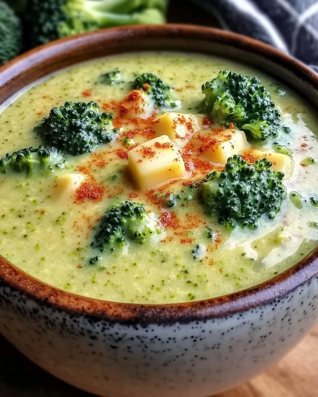 Räuchergouda-Brokkolisuppe für Gemütliche Abende
