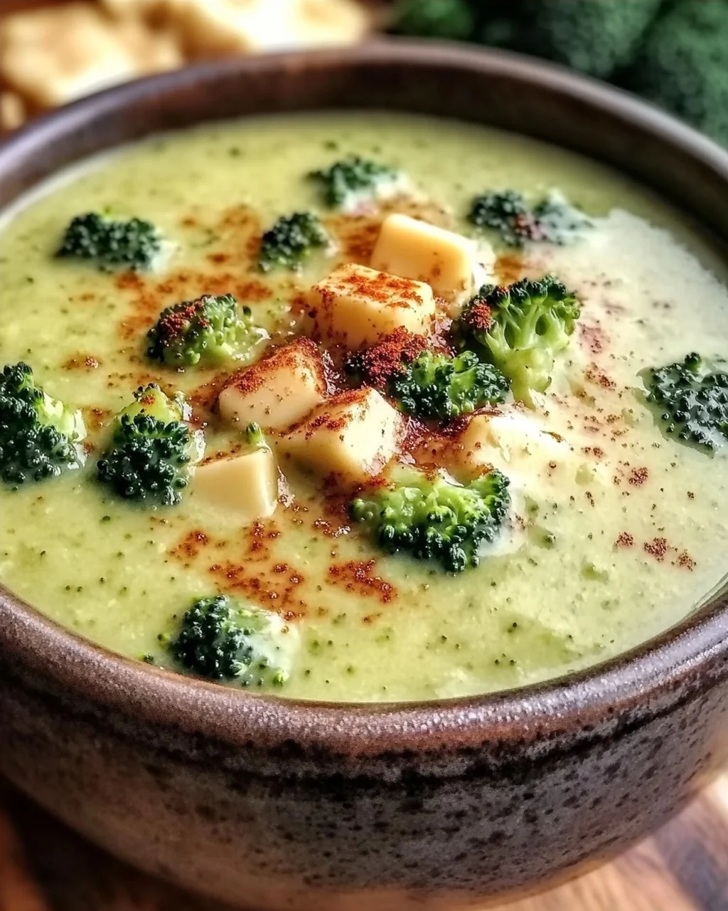 Räuchergouda-Brokkolisuppe für Gemütliche Abende