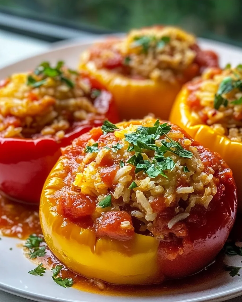Saftige Hähnchen-Paprika mit Tomatensauce – Einfach Lecker!