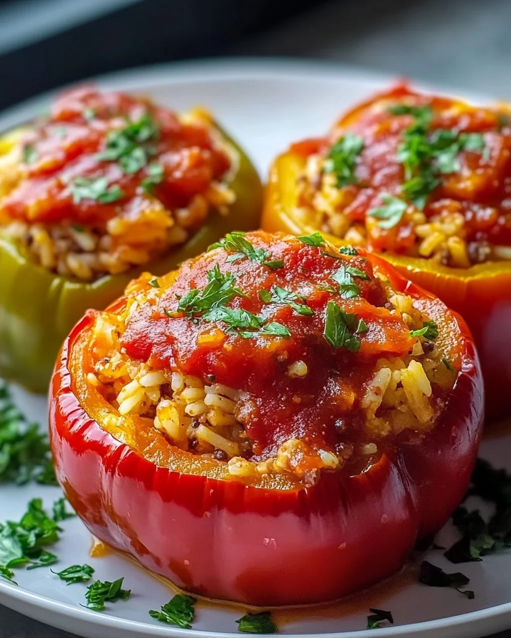 Saftige Hähnchen-Paprika mit Tomatensauce – Einfach Lecker!