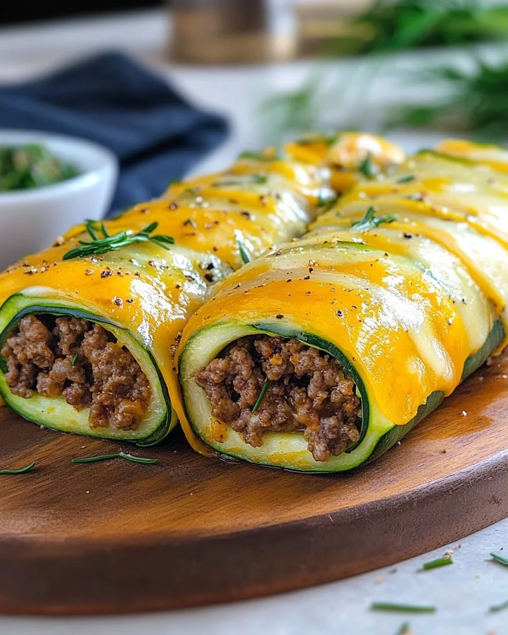 Savory Zucchini Ground Beef Roll Delight