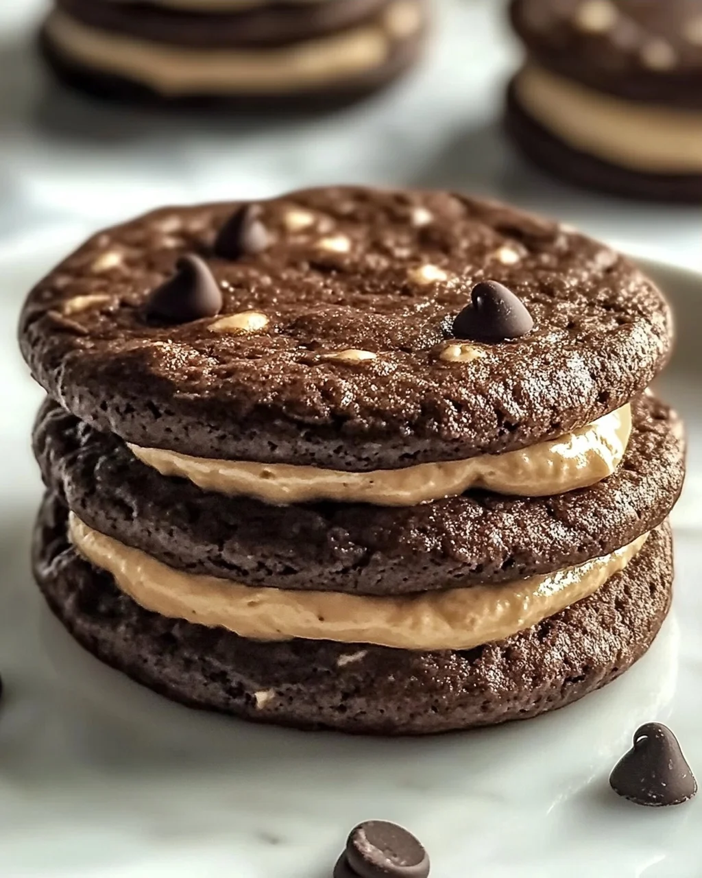 Schokoladenkaffee-Whoopie-Pies für Kaffeeliebhaber