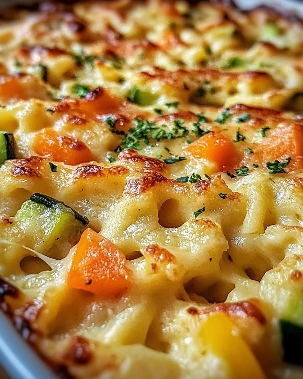 Spätzleauflauf mit Gemüse