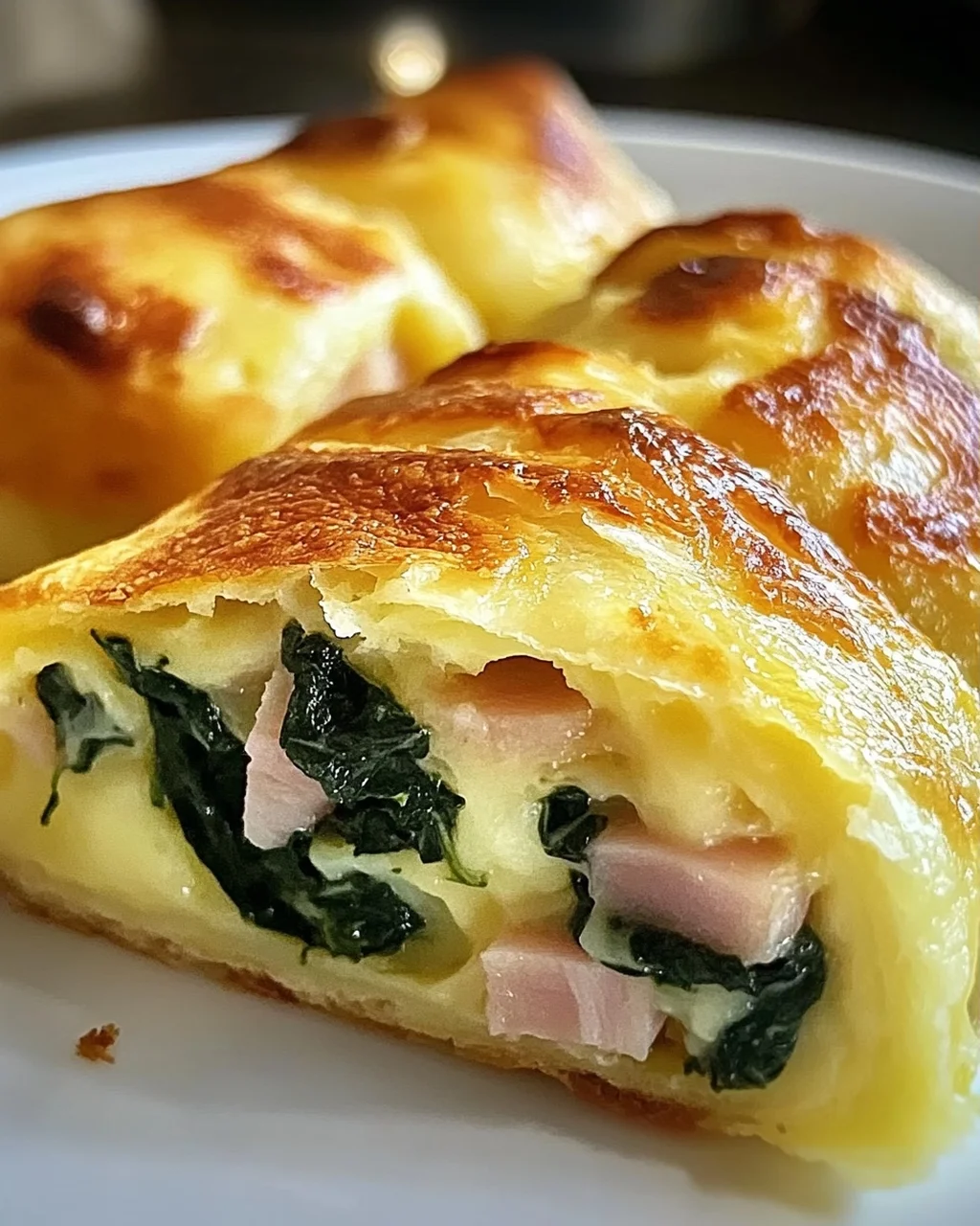 Spinat Schinken Frühstücksrollen für einen perfekten Start
