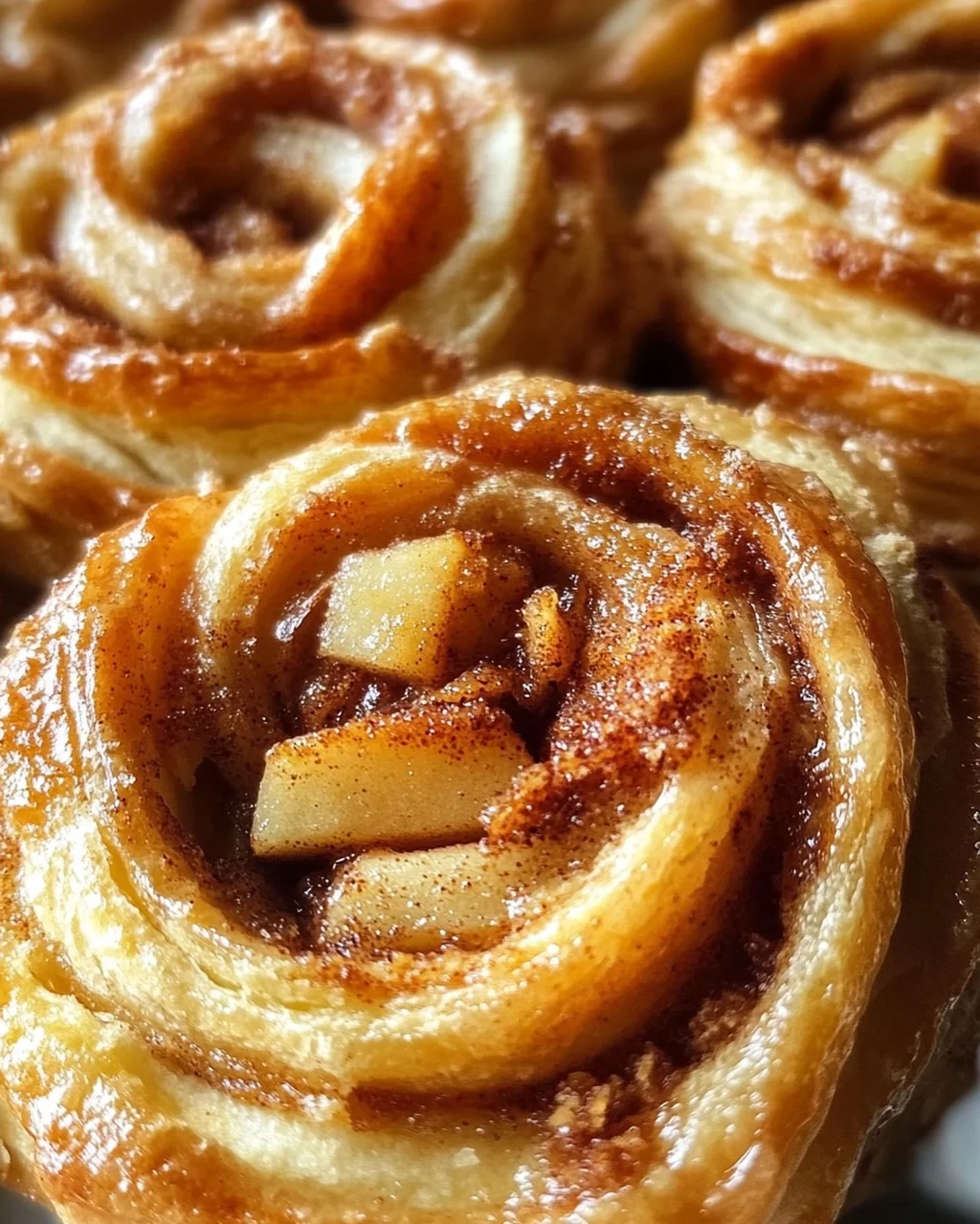 Süße Blätterteigschnecken aus der Heißluftfritteuse