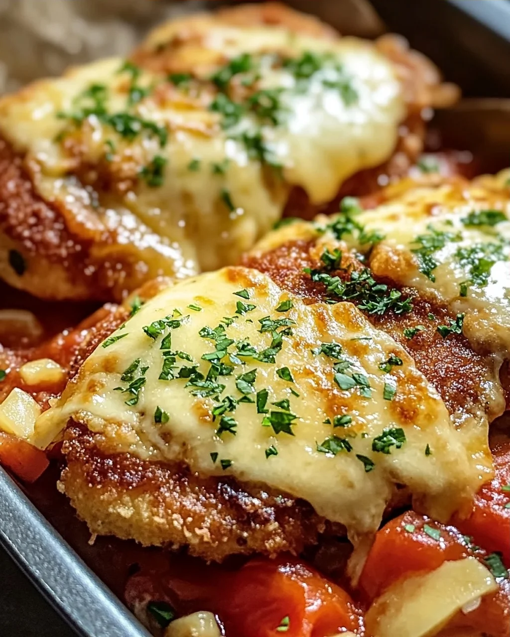 Überbackene Partyschnitzel aus dem Ofen – Ein Genuss!
