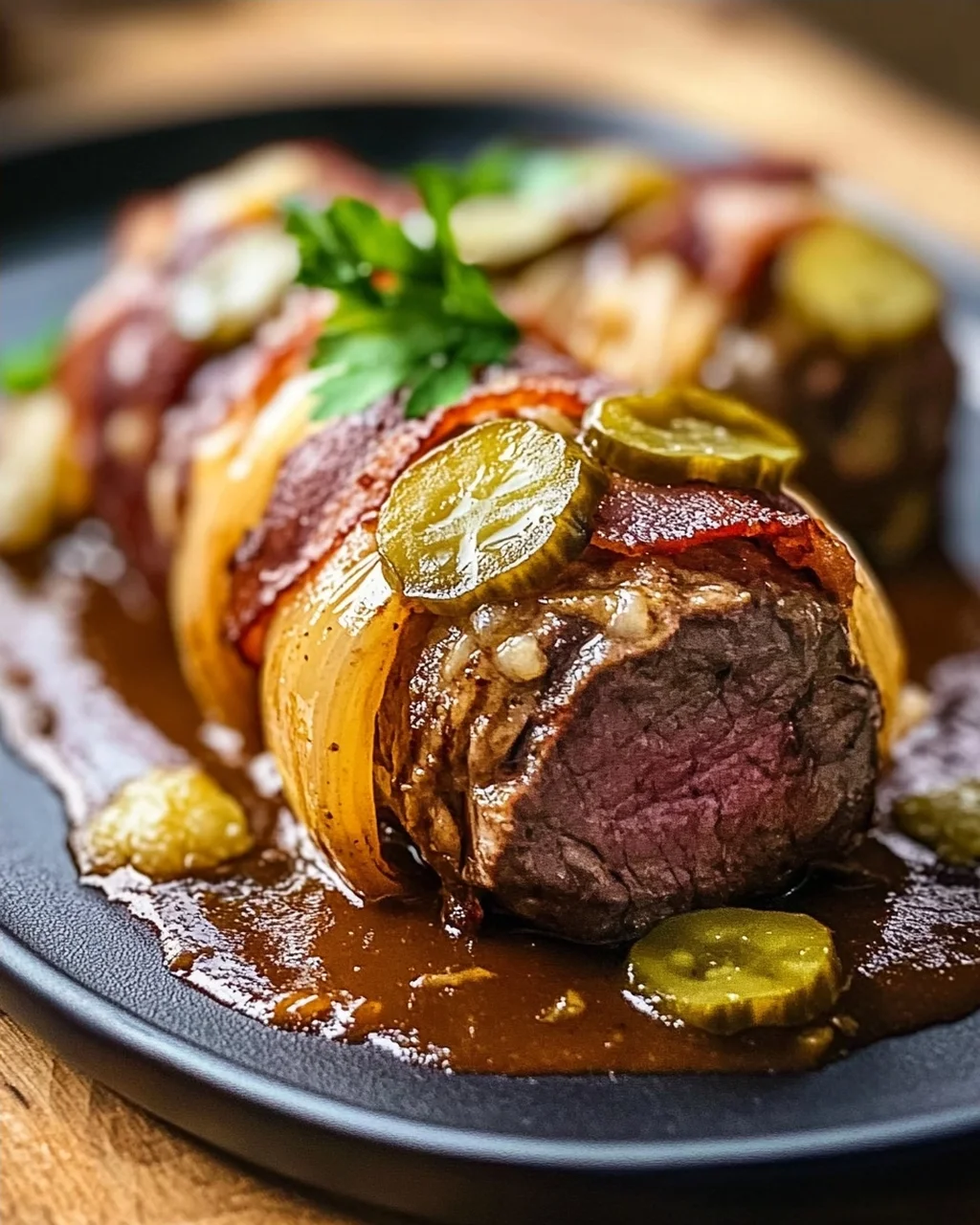 Zarte Rinderrouladen im Backofen - Omas Klassiker