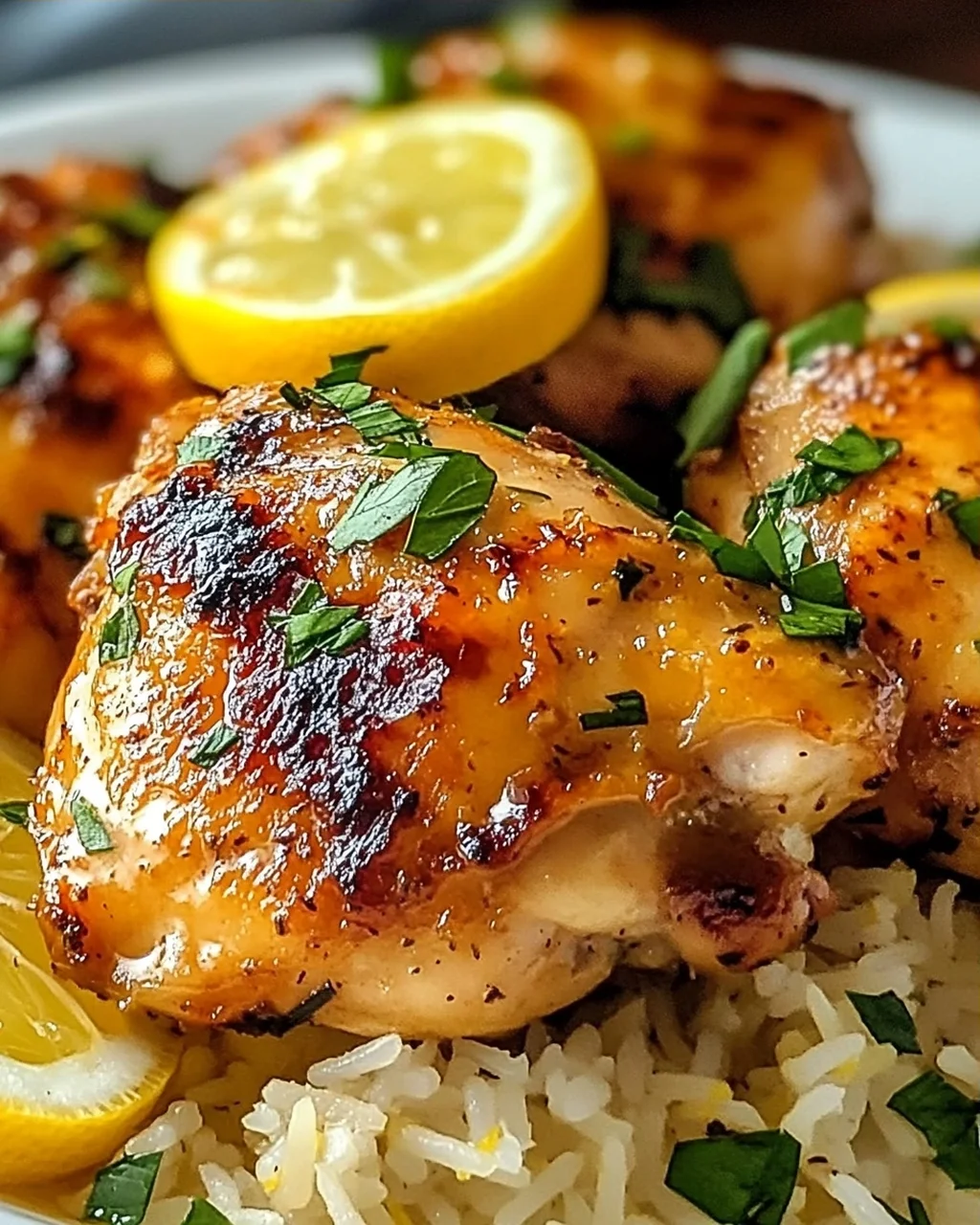 Zartes libanesisches Hähnchen mit würzigem Knoblauch-Zitronen