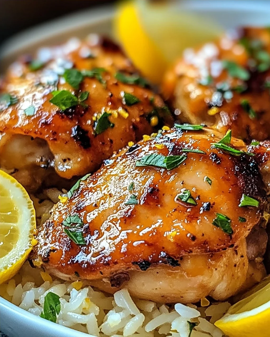 Zartes libanesisches Hähnchen mit würzigem Knoblauch-Zitronen