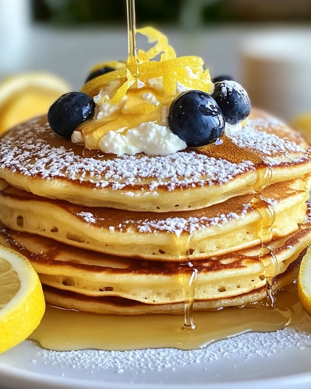 Zitronen-Ricotta-Pfannkuchen für dein perfektes Brunch